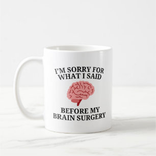 Caneca De Café Sobrevivente de cirurgia cerebral