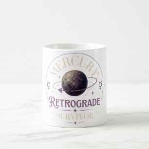 Caneca De Café Sobrevivente de Mercúrio Retrógrado