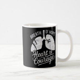 Caneca De Café Sobrevivente de Pulmão Colapsado Doença Pulmonar P