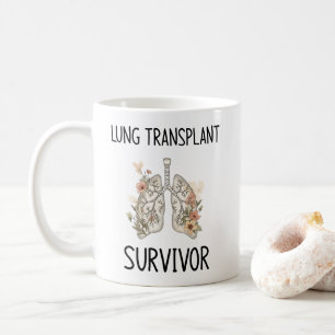 Caneca De Café Sobrevivente de transplante pulmonar