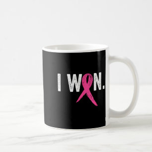 Caneca De Café Sobrevivente do Câncer de Mama Venceu Conscientiza