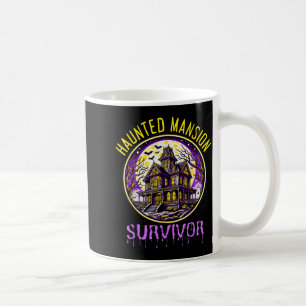 Caneca De Café Sobrevivente Engraçado da Mansão Assombrada Hallow
