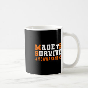 Caneca De Café Sobreviver - Sensibilização da Faixa Laranja