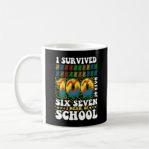 Caneca De Café Sobrevivi 100 Dias De Seis Sete Quero Dizer Da Esc