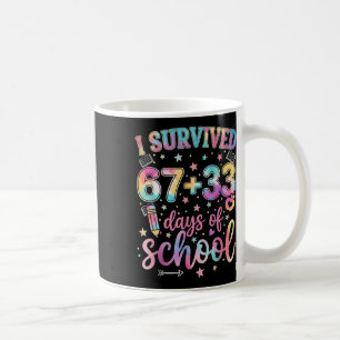 Caneca De Café Sobrevivi 67 + 33 Dias De Escola Engraçado 6 7 Pro