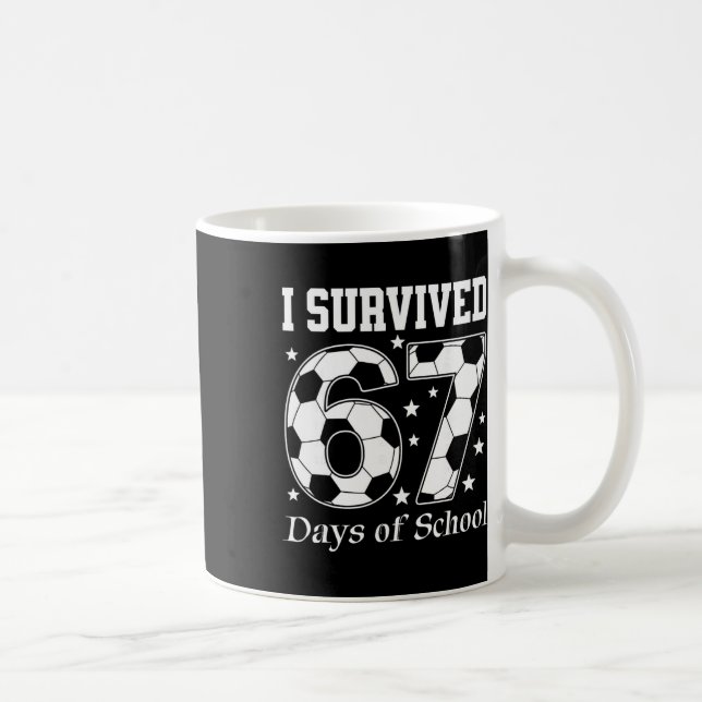 Caneca De Café Sobrevivi 67 Dias De Professores Alunos Soc Da Esc (Direita)