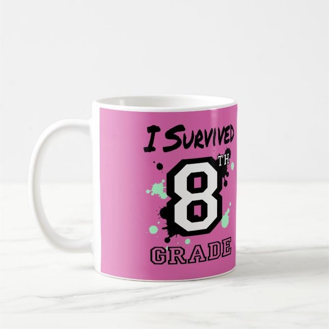 Caneca De Café Sobrevivi ao 8º ano (Esquerda)