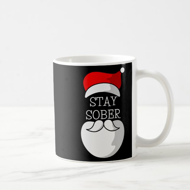 Caneca De Café Sobriety Celebration Soberversary Christmas Stay S (Direita)