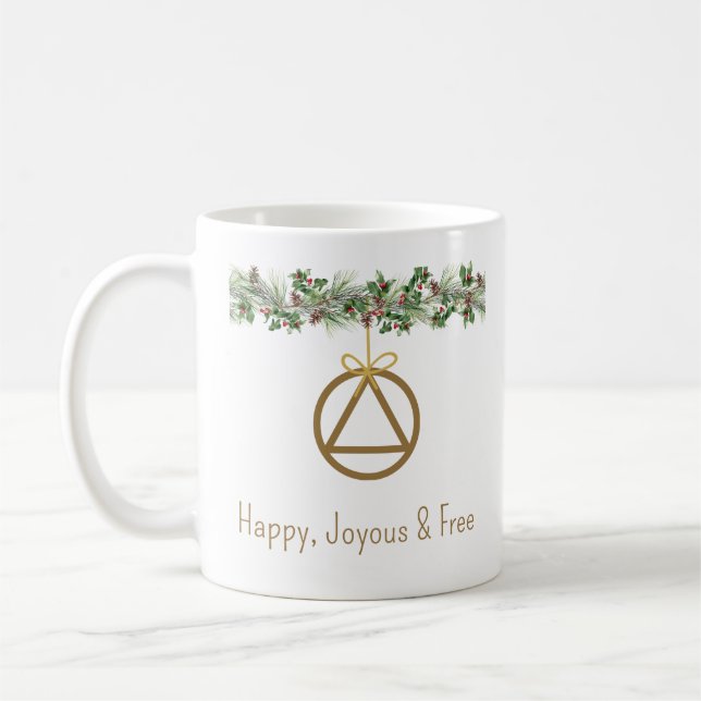 Caneca De Café Sobriety Christmas mug name (Esquerda)