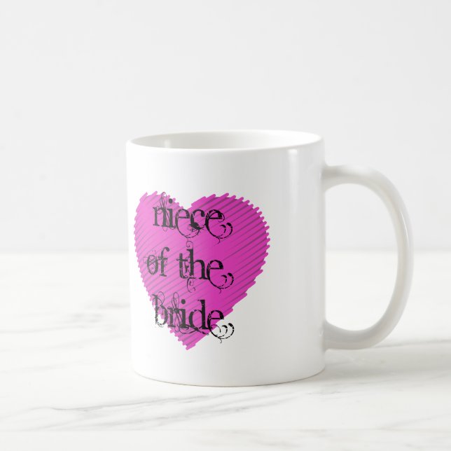 Caneca De Café sobrinha da noiva (Direita)