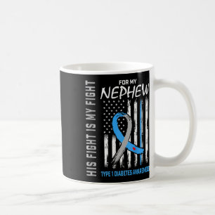 Caneca De Café Sobrinho Tipo Um Diabetes Sensibilização Americana