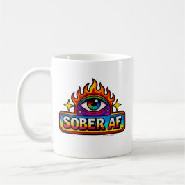 Caneca De Café Sóbrio pra caramba -