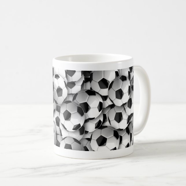 Caneca De Café Soccer ball (Frente Esquerda)