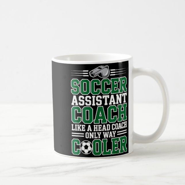 Caneca De Café Soccer Istant Coach Like A Head Coach Only Way Coo (Direita)