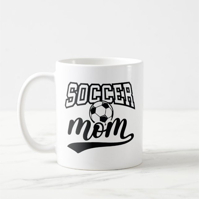 Caneca De Café Soccer Mãe (Esquerda)