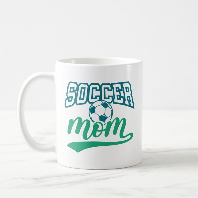 Caneca De Café Soccer Mãe (Esquerda)