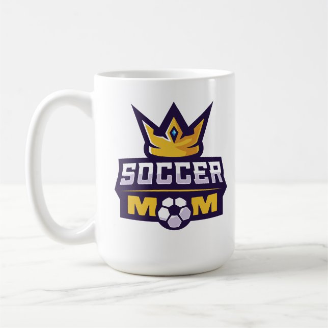 Caneca De Café Soccer Mãe (Esquerda)
