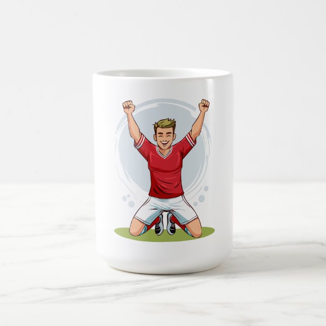 Caneca De Café Soccer player man (Centro)