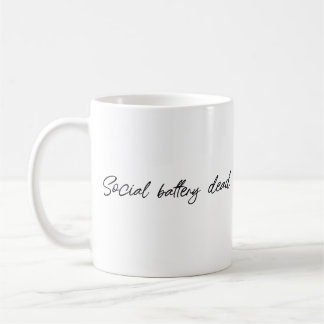 Caneca De Café Social battery dead