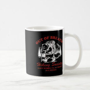 Caneca De Café Sociedade de caminhada sem fôlego, montanhismo eng