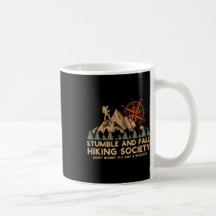 Caneca De Café Sociedade de Trilhas com Tropeços e Quedas Não se 