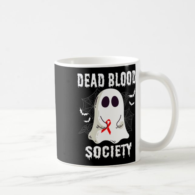 Caneca De Café Sociedade Fantasma Sangue Morto Conscientização do (Direita)