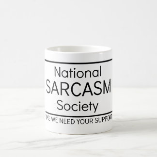 Caneca De Café Sociedade nacional do sarcasmo