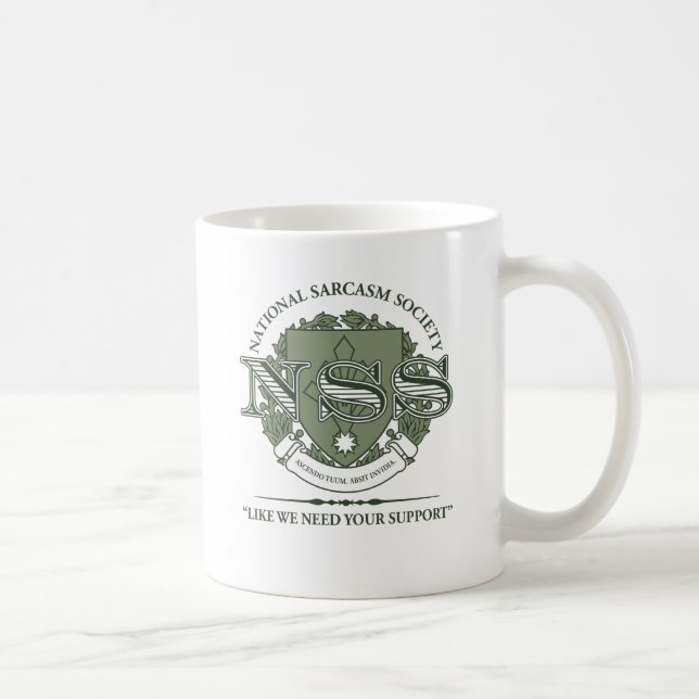 Caneca De Café Sociedade nacional do sarcasmo (Direita)