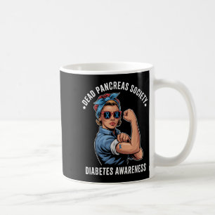 Caneca De Café Sociedade Pancreias morto Camisa Diabetes Awarene