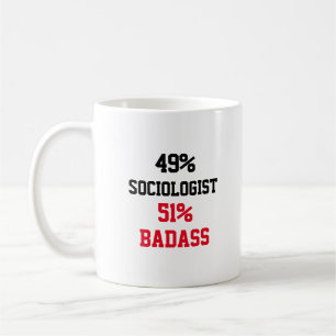 Caneca De Café Sociólogo Badass