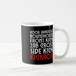 Caneca De Café Socos de Kickboxing - Treinador de Artes Marciais