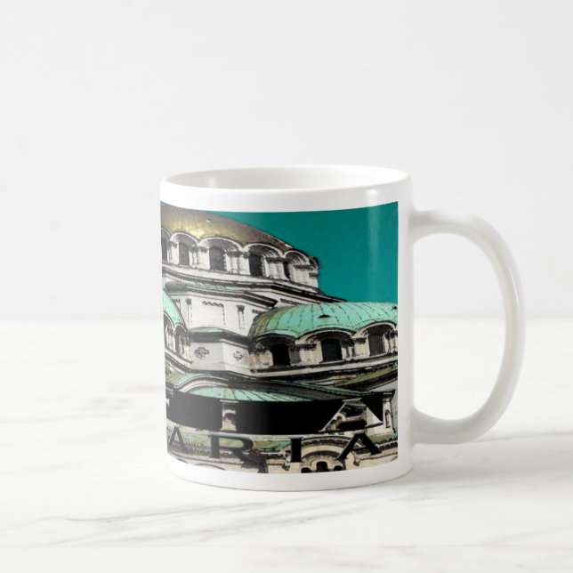 Caneca De Café Sofia Bulgária Souvenir (Direita)