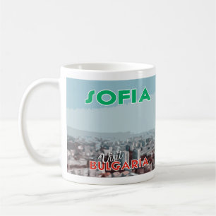 Caneca De Café Sófia, Visite Bulgária Eu Adoro Coffee Mug