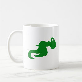 Caneca De Café Soft Green Water Bearer Design Mug