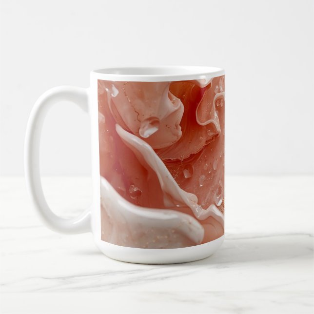 Caneca De Café Soft Waves & Golden Lines (Esquerda)