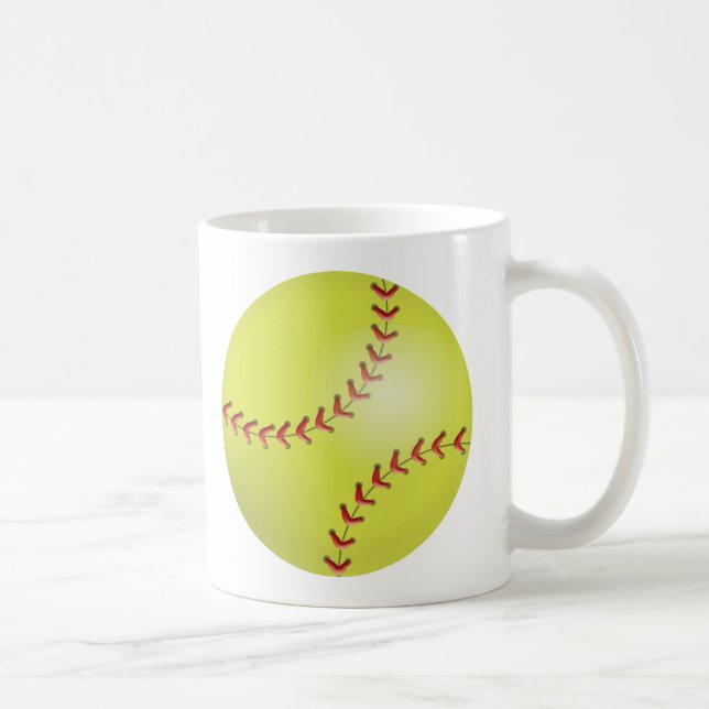 Caneca De Café Softball (Direita)