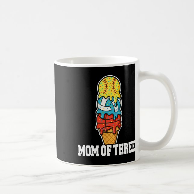 Caneca De Café Softbol Volei Basquete Mãe Sorvete Verão (Direita)