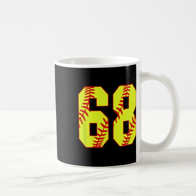 Caneca De Café Softll #68 Arremesso Rápido Amor Softll Jogadora F (Direita)
