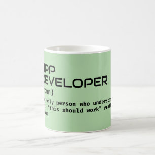Caneca De Café Software Developer Definition Coffee Mug