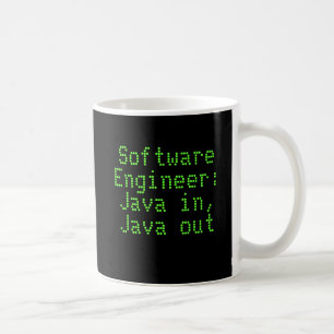 Caneca De Café Software Engineer: Java em Java para fora