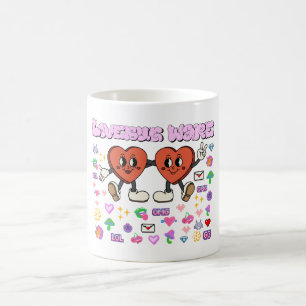 Caneca De Café Software lovebug personalizado de namorados