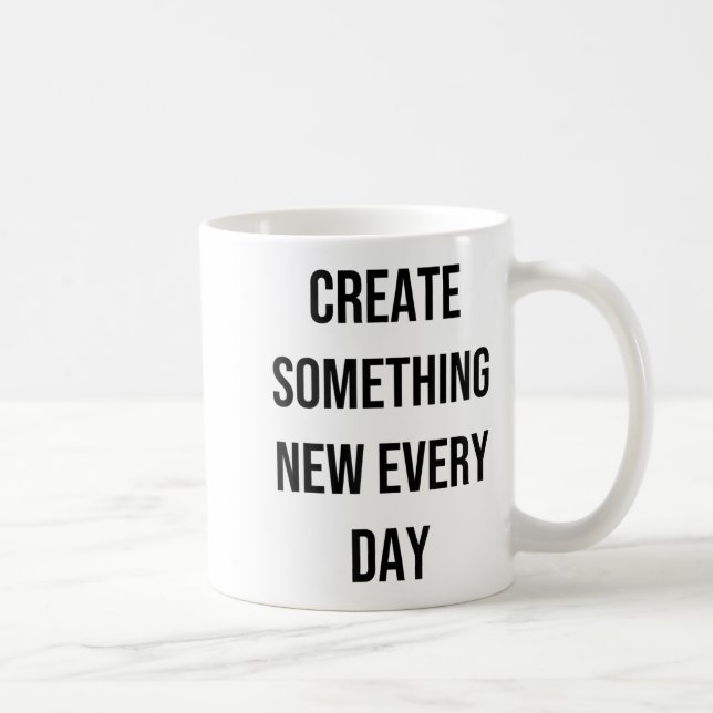 Caneca De Café Soing New Every Day Artist Gift  (Direita)