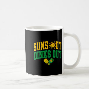 Caneca De Café Sóis à vista, dinks à vista pickleball remo vintag