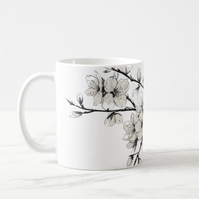 Caneca De Café Soja Sakura 3 (Esquerda)