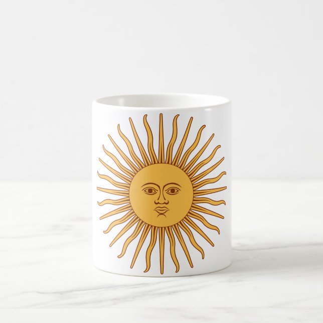 Caneca De Café Sol argentino (Centro)