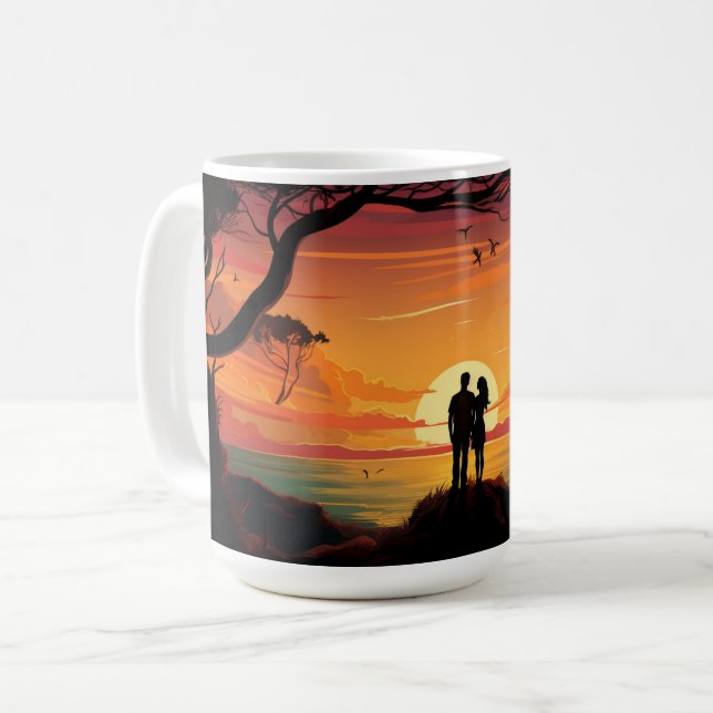 Caneca De Café Sol bonito (Frente Esquerda)