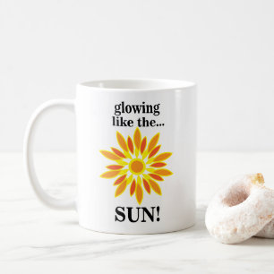 Caneca De Café Sol Brilhando Como O Sol