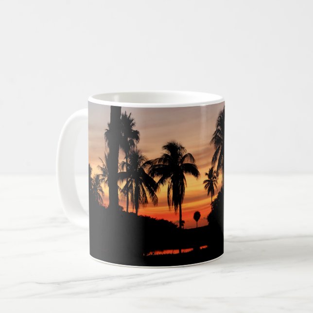 Caneca De Café Sol da Flórida (Frente Esquerda)