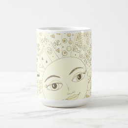 Caneca De Café Sol de Grafite motivacional - NOVO