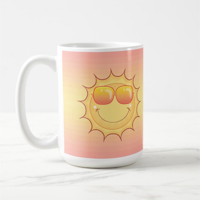 Caneca De Café Sol Grinning (Esquerda)